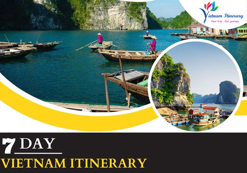 Highlight of Vietnam Itinerary 7 days, depart from Hanoi