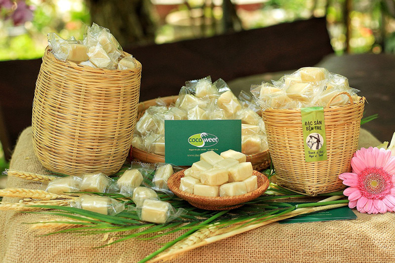 Ben Tre Coconut Candy is a famous specialty of the Mekong Delta, especially "Land of Coconuts".