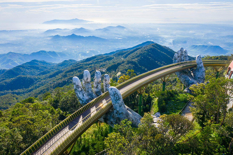 The Golden Hand Bridge Da Nang