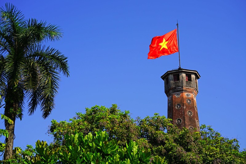 The national flag of the Socialist Republic of Vietnam!