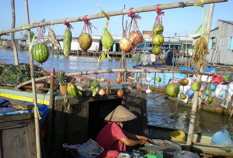 Tra On Floating Market - A Unique Cultural Feature of the Mekong Delta