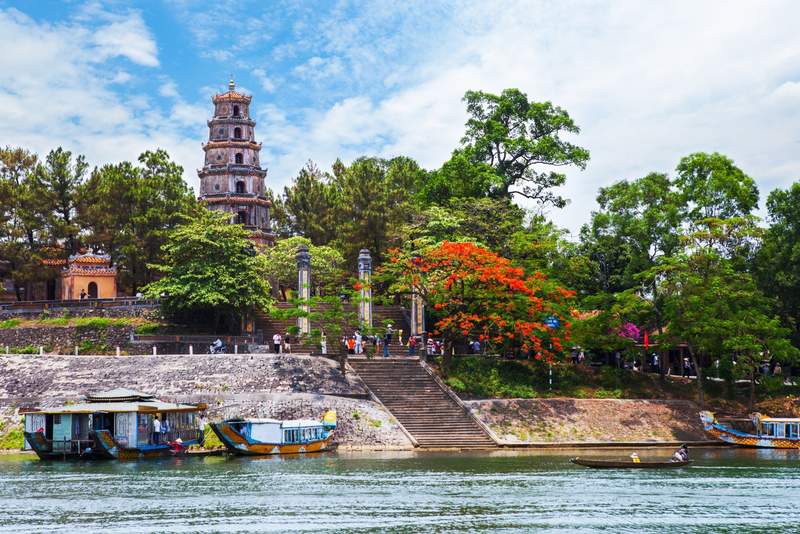 Thien Mu pagoda - one of the oldest, holiest sites in Hue