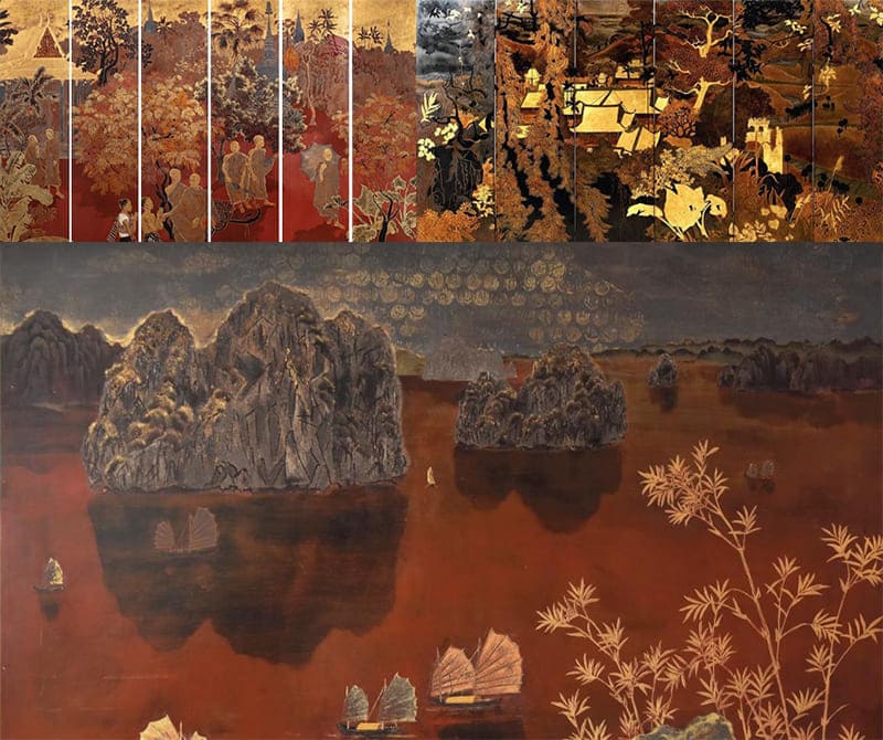 Vietnamese lacquer Paintings mentioned