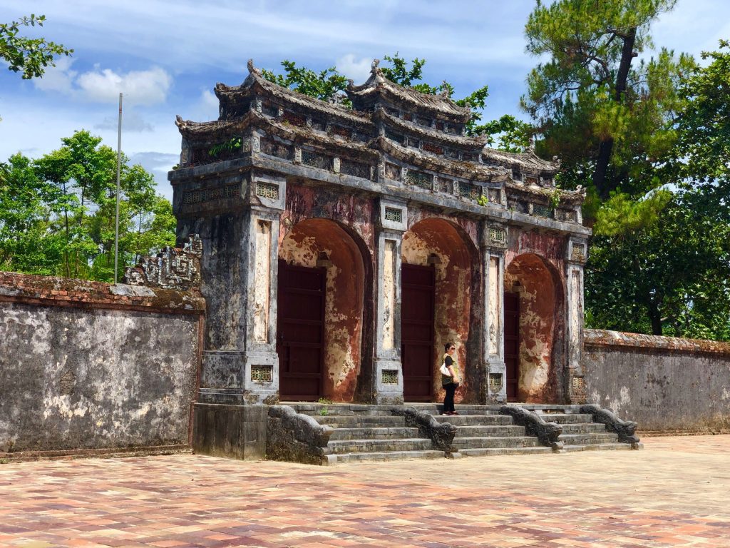 The Dai Hong Mon entrance gate in The mausoleum of Minh Mang